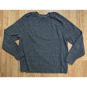 Abercrombie & Fitch Sweater Mens 2XL Black Pullover Knit XXL Crew Neck Logo